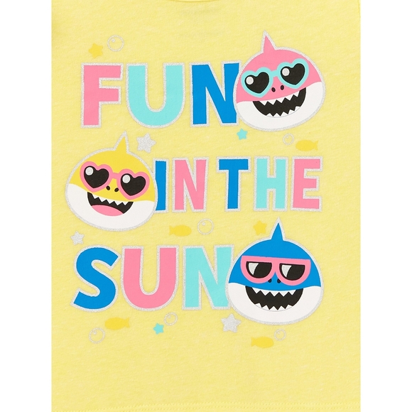 Pinkfong baby shark top and short  size 4T - Picture 3 of 6